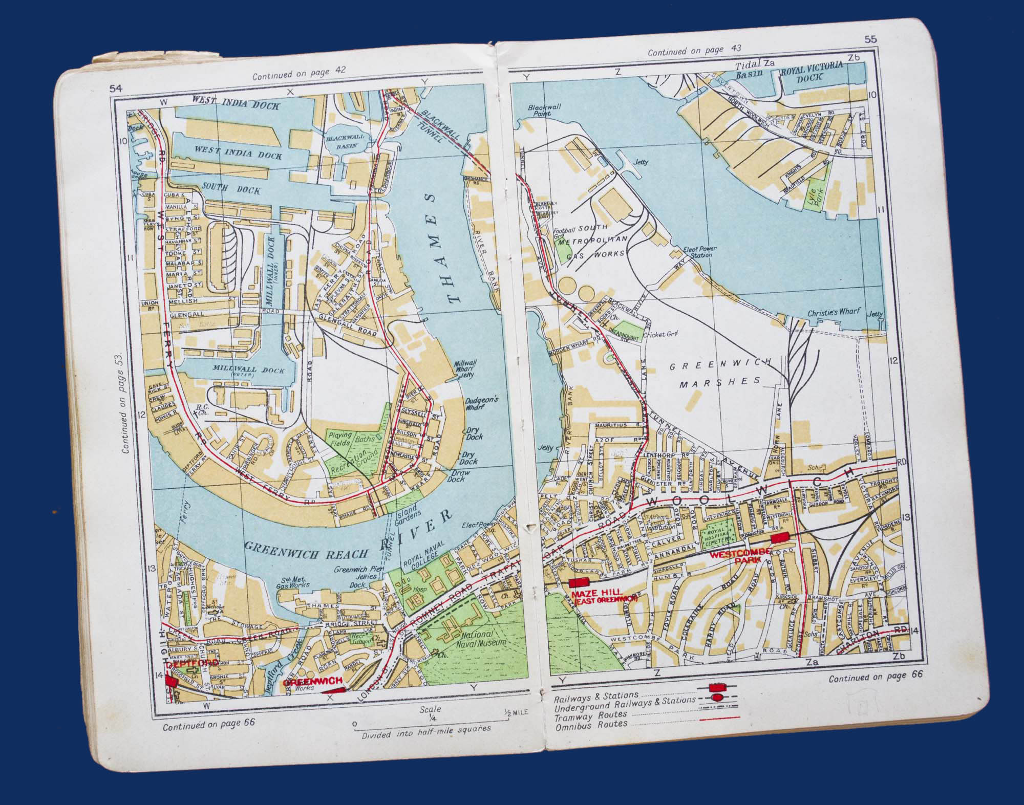 Map of the River Thames