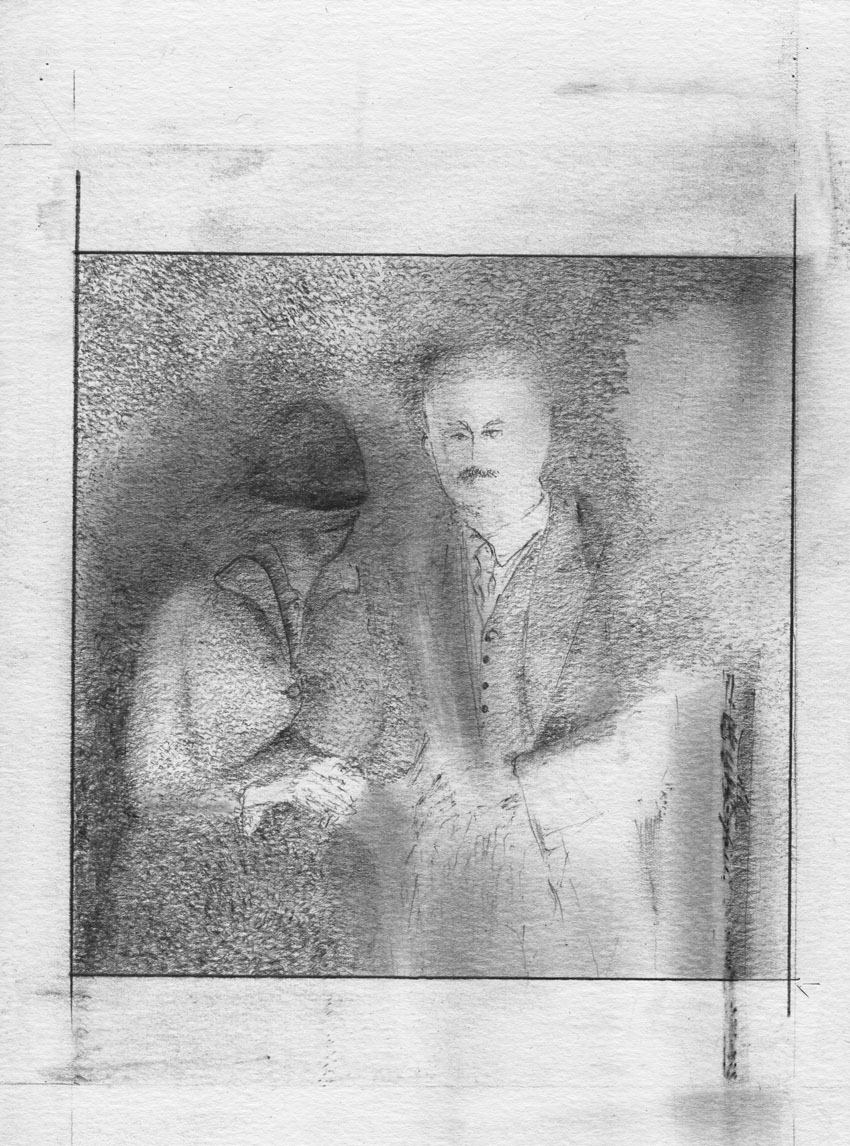 August Sander Pencil drawing tribute