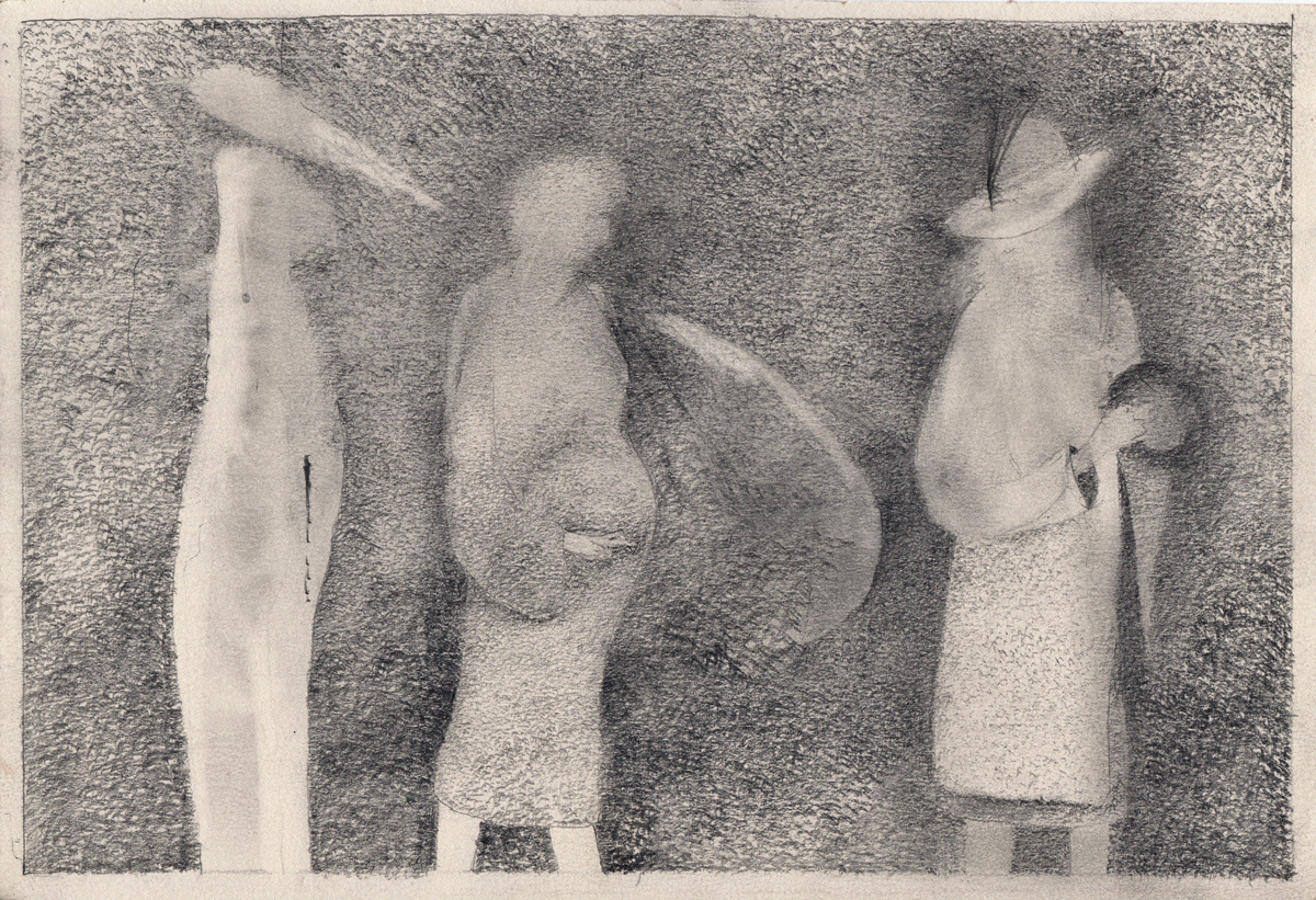 Pencil Drawing Pointilism  6