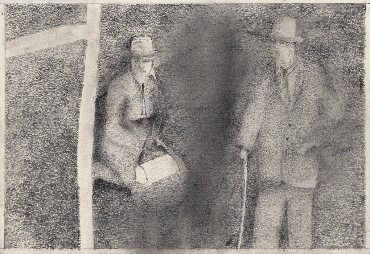 Pencil Drawing Pointilism  17