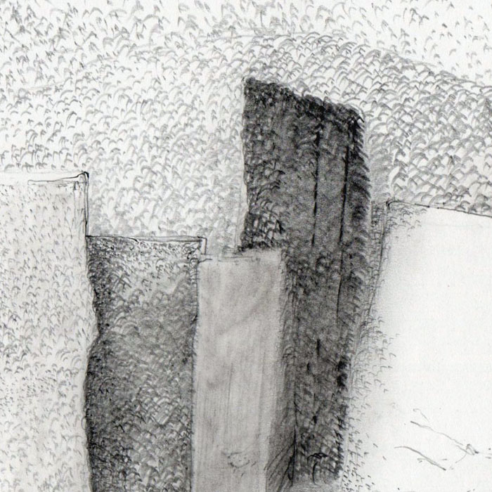 Object figerate pencil / charchol