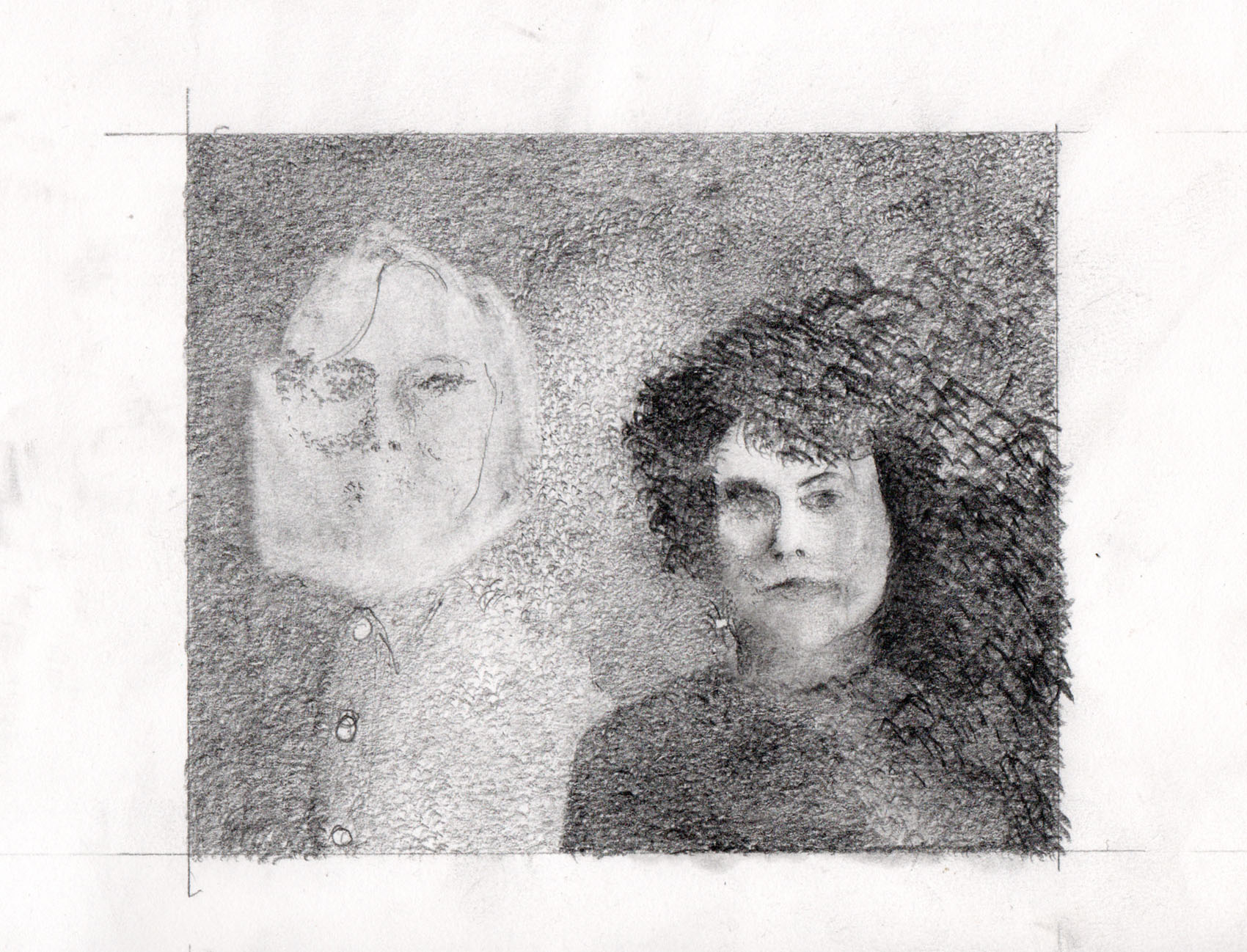 Draing of two ladies