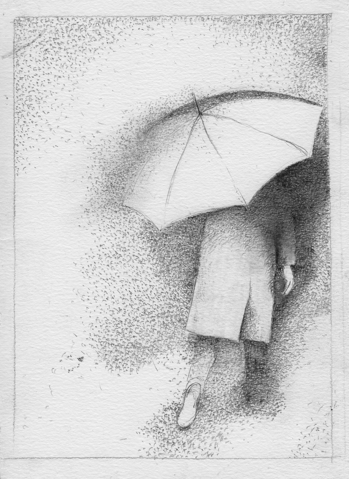 Walking away illustration 2