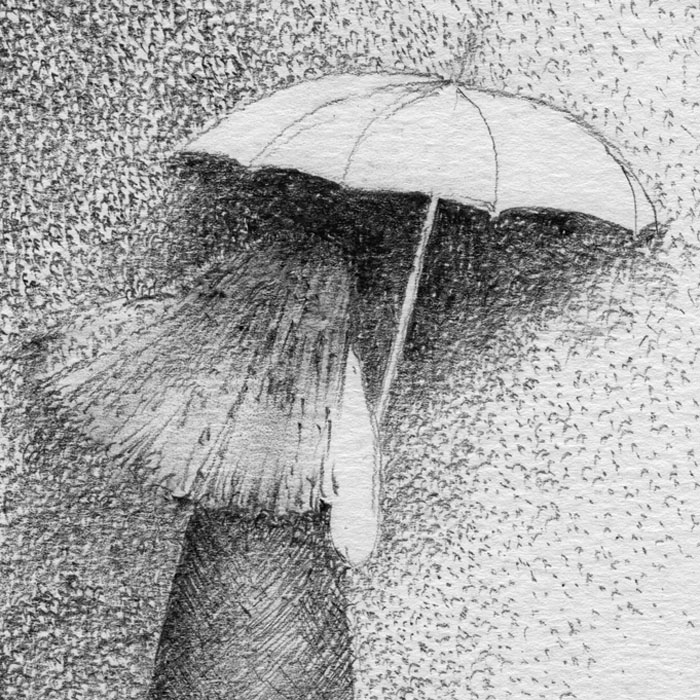 Walking away drawing project