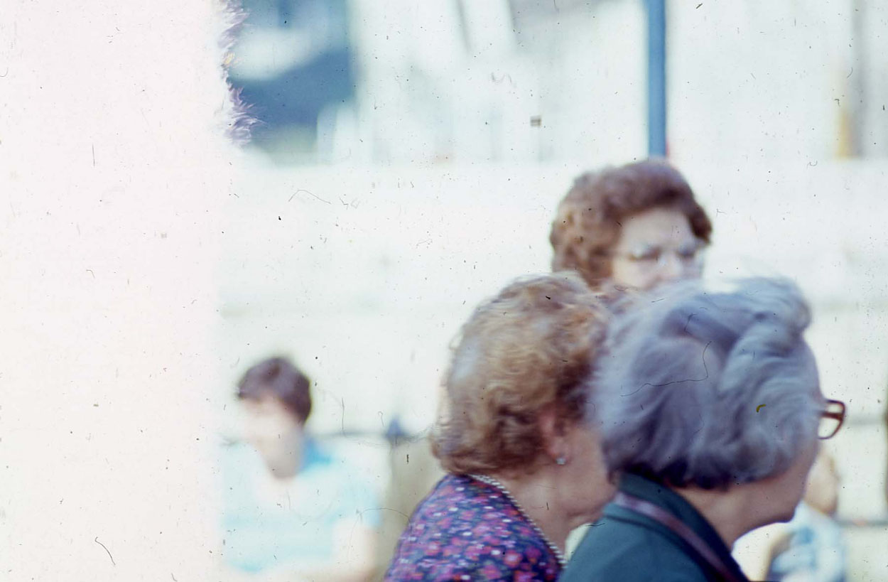 Women in the street. 