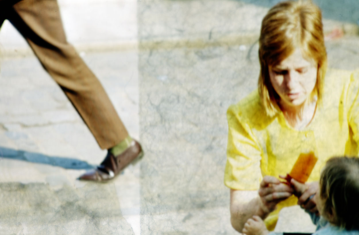 Leggy and Peggy - A woman and leg composition.