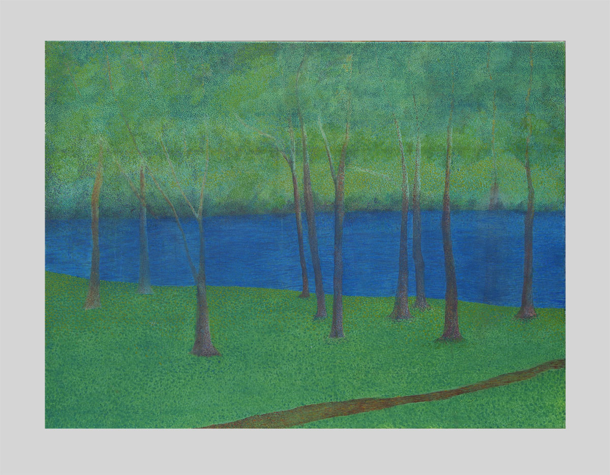 Window Landscape Painting